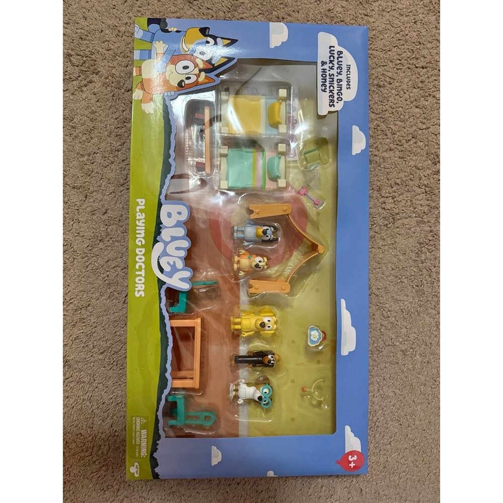 Bluey - “Playing with doctors” - new in box!